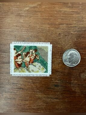 Degas’ “Four Dancers” Mini Cross Stitch Art